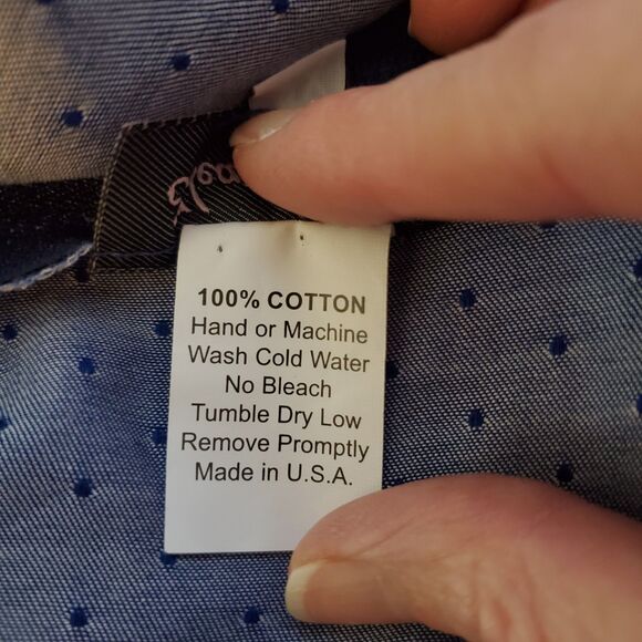 NEW Heart Of Haute Plus Size Blue Polkadot Circle Skirt - Picture 7 of 7